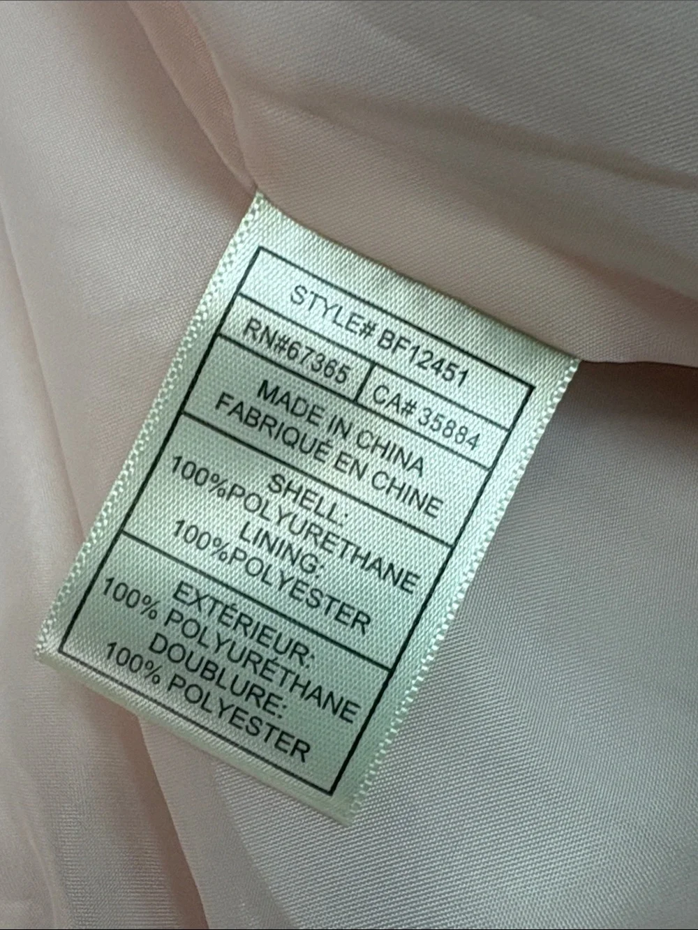 BB Dakota Faux Leather Drape Front Moto Jacket Blush Pink Open Front Medium